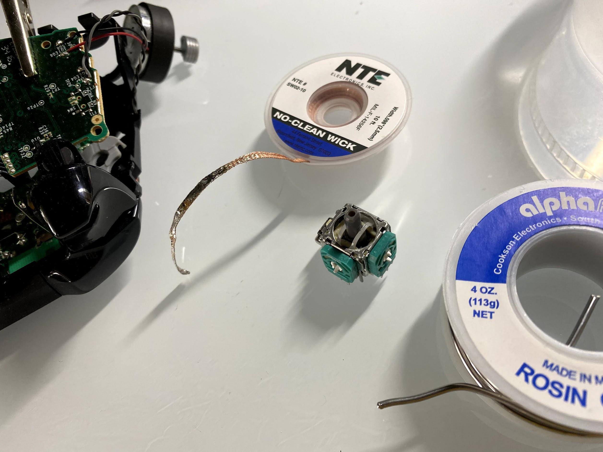 Solder wick and
solder